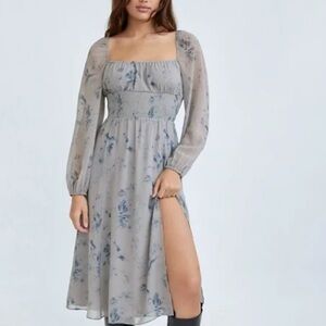 Bella Slit Midi Dress